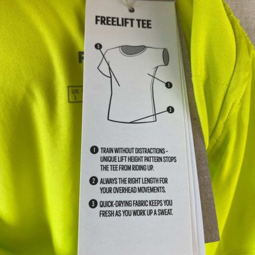 NWT Adidas Freelift Athletic T-Shirt Size L - Picture 6 of 7